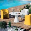 Sessel Outdoor modernes Design Garten Bar Lounge Restaurant Breeze