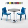 Schwarz Rund Tisch und 2 Stühle Farbiges Polypropylen-Innenmastenset Grand Soleil Ice Cosmopolitan Angebot