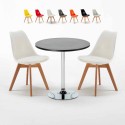 Schwarz Rund Tisch und 2 Stühle Farbiges Polypropylen-Innenmastenset Nordica Cosmopolitan Verkauf