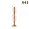 Vertikales Bücherregal aus Holz, 10 Regalböden, h150cm, Zia Veronica MH Sales