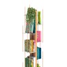 Vertikales Bücherregal aus Holz, 10 Regalböden, h150cm, Zia Veronica MH Auswahl