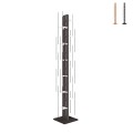Vertikales Holzregal mit 13 Böden, Höhe 195 cm Zia Veronica H Aktion