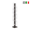 Vertikales Holzregal mit 13 Böden, Höhe 195 cm Zia Veronica H Sales