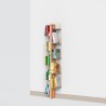Vertikale Wandregal h150cm aus Holz, 10 Fächer, Zia Veronica WMH Auswahl