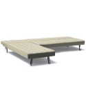 Zircone Kunstleder 3-Sitzer-Ecksofa mit Halbinsel Katalog