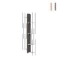 Vertikales Hängeregal aus Holz h105cm 7 Fächer Zia Veronica SF Aktion