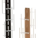 Vertikales hängendes Bücherregal aus Holz h105cm 7 Fächer Zia Veronica SF Preis