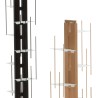 Vertikales Hängeregal aus Holz h105cm 7 Fächer Zia Veronica SF Preis