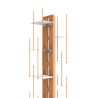 Vertikales Hängeregal aus Holz h105cm 7 Fächer Zia Veronica SF Eigenschaften