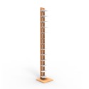 Vertikales Bücherregal aus Holz, 195 cm, 13 Regalböden, Zia Ortensia H Katalog