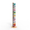 Vertikales Säulen-Bücherregal aus Holz H195 cm 13 Ablageböden Zia Ortensia H