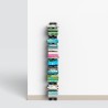 Wand-Bücherregal h150cm vertikal Holz 10 Fachböden Zia Ortensia WMH Auswahl
