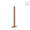 Vertikale Regalwand h150cm beidseitig 20 Regalböden Zia Bice MH Aktion
