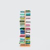 Vertikale Säule Bücherregal h150cm doppelseitig 20 Fachböden Zia Bice MH Eigenschaften