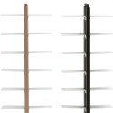 Zweiseitiges Wandregal aus Holz, Höhe 150cm, 20 Ablagen, Zia Bice WMH Preis