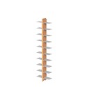 Zweiseitiges Wandregal aus Holz, Höhe 150cm, 20 Ablagen, Zia Bice WMH Katalog