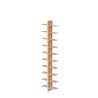 Zweiseitiges Wandregal aus Holz, Höhe 150cm, 20 Ablagen, Zia Bice WMH Katalog