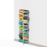 Doppelseitiges Wandbuchregal aus Holz h150cm 20 Fachböden Zia Bice WMH Auswahl