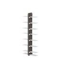 Zweifachseitiges Hängeregal aus Holz h105cm 14 Regalböden Zia Bice SF Katalog