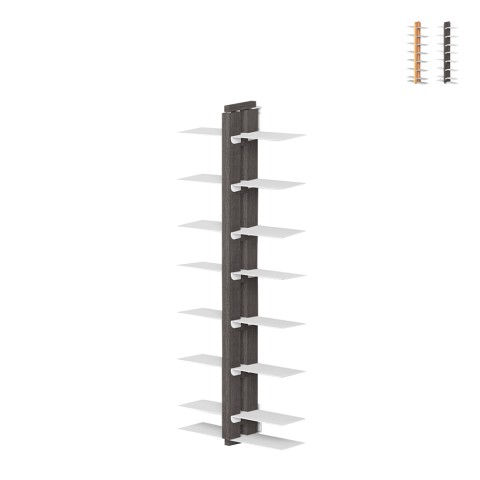 Zweifachseitiges Hängeregal aus Holz h105cm 14 Regalböden Zia Bice SF Aktion