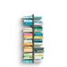 Doppelseitiges hängendes Bücherregal aus Holz h105cm 14 Fachböden Zia Bice SF Eigenschaften