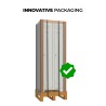 Garderobenschrank Metall 1 Platz sauber/schmutzig Fade Rabatte