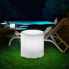 Niedrig Tisch leuchtend Outdoor Runder Pouf 45cm Home Fitting