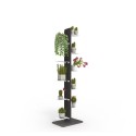 Zia Flora MH Pflanzenständer für Innenräume, 10-stufig, Säulendesign Auswahl