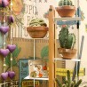 Pflanzenständer für Innenbereich mit 13 Regalen, Design Zia Flora H Rabatte