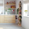 Wanddesign Pflanzenhalter für Innenbereich mit 10 Regalen Zia Flora WMH Modell