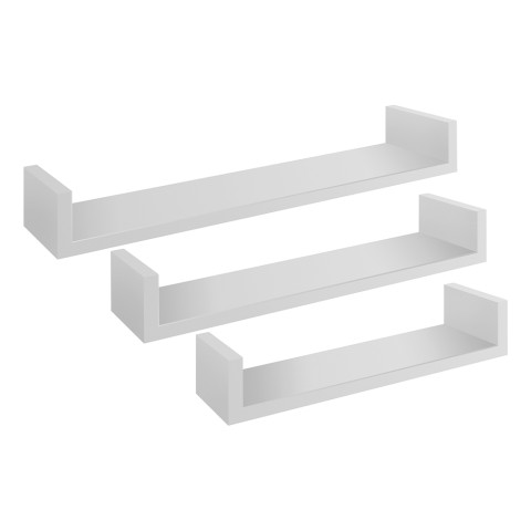 Set aus 3 Wandregalen im modernen Design Calamita Aktion
