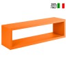 Rechteckiges Wandregal Cube im modernen Design, Regolo Regal 