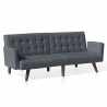 Eliodoro 3-Sitzer-Liegesofa in erhöhtem Stoff 