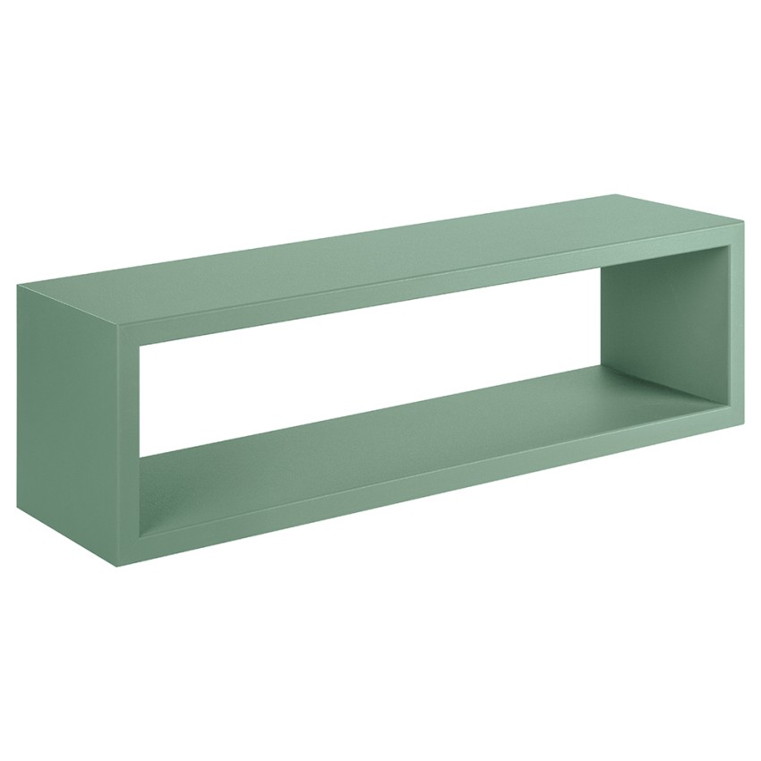 Rechteckiges Wandregal Cube im modernen Design, Regolo Regal 