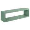 Rechteckiges Wandregal Cube im modernen Design, Regolo Regal 