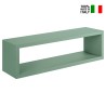 Rechteckiges Wandregal Cube im modernen Design, Regolo Regal 