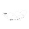 Wandregal Wohnzimmer Regal modernes dekoratives Design Saetta 