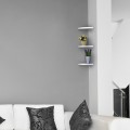 Eckwandregal Wohnzimmer modernes Design Angolo