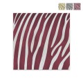 Bild aus Holz 75x75cm modernes Design Zebra
