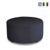 Großer runder Pouf Ø 80cm Fußhocker für Wohnzimmer und Warteraum Angebot
