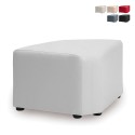 Eckpouf Wohnzimmer Warteraum modernes Design Kunstleder Aktion