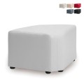 Eckpouf Wohnzimmer Warteraum modernes Design Kunstleder Aktion