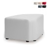 Eckpouf Wohnzimmer Warteraum modernes Design Kunstleder Aktion