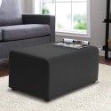 Rechteckiger Hocker Fußstütze 46x92cm modern Wohnzimmer Wartezimmer Verkauf
