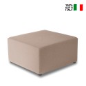 Großer quadratischer Pouf 75x75cm modernes Design für Wohnzimmer und Wartezimmer Angebot