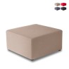 Großer quadratischer Pouf 75x75cm modernes Design für Wohnzimmer und Wartezimmer Aktion