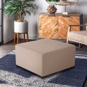 Großer quadratischer Pouf 75x75cm modernes Design für Wohnzimmer und Wartezimmer Verkauf