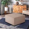 Großer quadratischer Pouf 75x75cm modernes Design für Wohnzimmer und Wartezimmer Verkauf