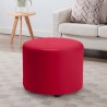 Runder Sitzpouf Ø 50cm Kunstleder für Wohnzimmer oder Wartezimmer Eigenschaften