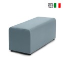 Großer rechteckiger Fußhocker 46x115 cm Wohnzimmer Warteraum Angebot